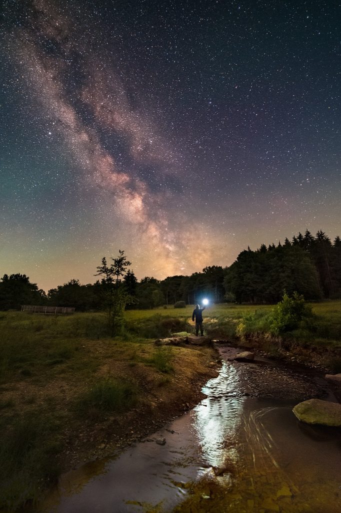 milky way, stars, cosmos